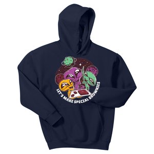 Let's Make Special Brownies Alien Kids Hoodie