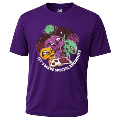 Let's Make Special Brownies Alien Performance Shirt
