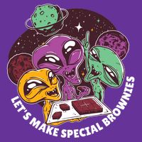 Let's Make Special Brownies Alien Cooling Performance Crew T-Shirt