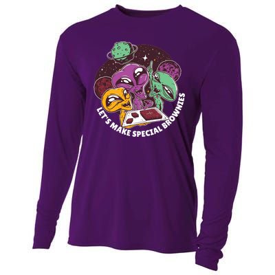 Let's Make Special Brownies Alien Cooling Performance Long Sleeve Crew