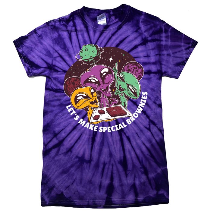 Let's Make Special Brownies Alien Tie-Dye T-Shirt