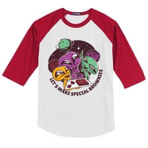 Let's Make Special Brownies Alien Kids Colorblock Raglan Jersey