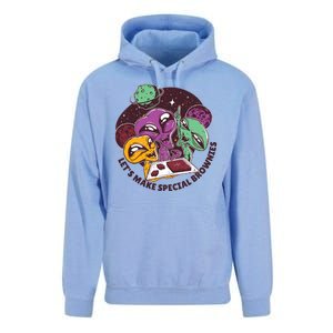 Let's Make Special Brownies Alien Unisex Surf Hoodie