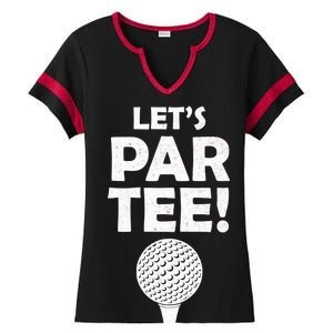 Let's Partee Golf Party Ladies Halftime Notch Neck Tee