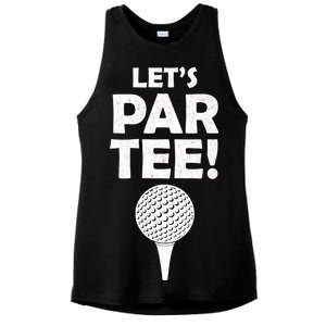 Let's Partee Golf Party Ladies PosiCharge Tri-Blend Wicking Tank