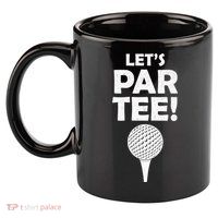 Let's Partee Golf Party 11oz C Handle Ceramic Mug