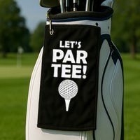 Let's Partee Golf Party Golf Towel