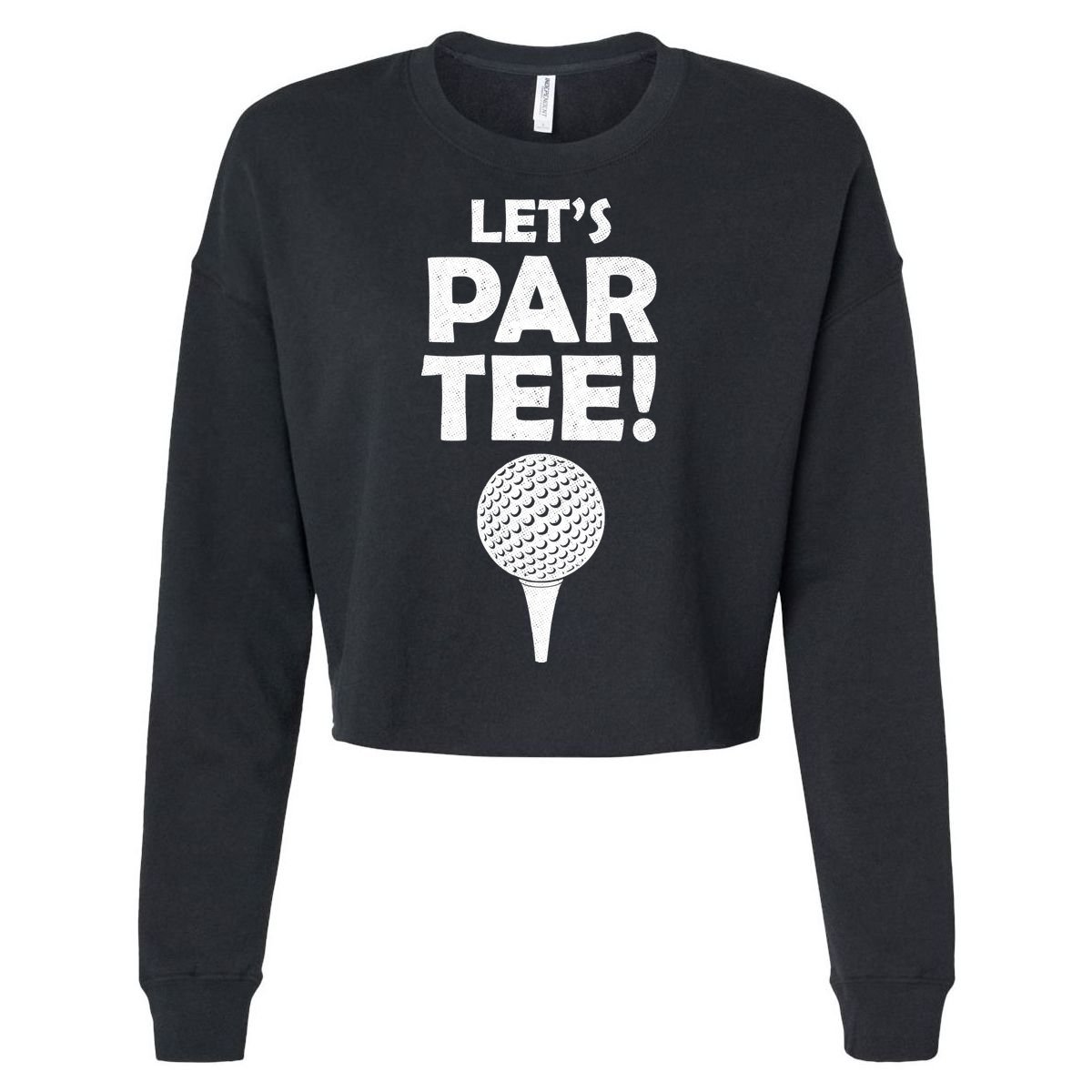 Let's Partee Golf Party Cropped Pullover Crew