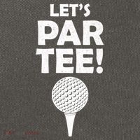 Let's Partee Golf Party Cotton Canvas Backpack