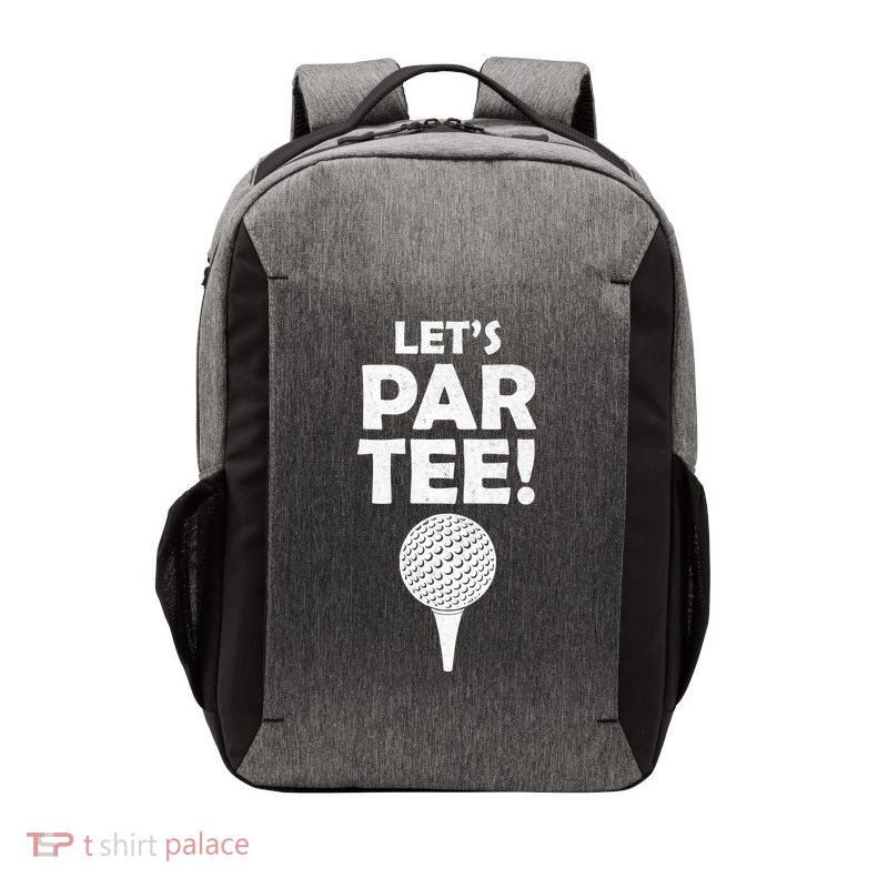 Let's Partee Golf Party Vector Backpack
