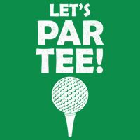 Let's Partee Golf Party Button