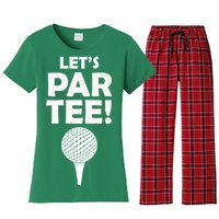 Let's Partee Golf Party Women's Flannel Pajama Set