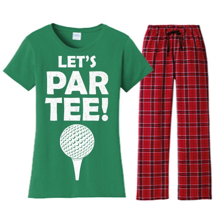 Let's Partee Golf Party Women's Flannel Pajama Set