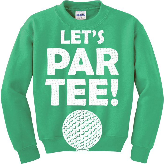 Let's Partee Golf Party Kids Sweatshirt