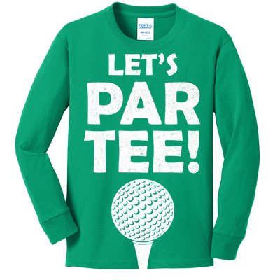 Let's Partee Golf Party Kids Long Sleeve Shirt