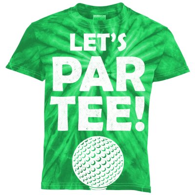 Let's Partee Golf Party Kids Tie-Dye T-Shirt