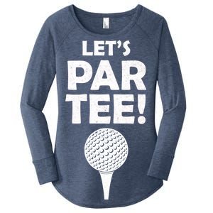 Let's Partee Golf Party Women's Perfect Tri Tunic Long Sleeve Shirt