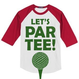 Let's Partee Golf Party Kids Colorblock Raglan Jersey