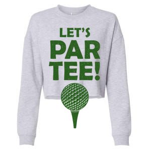 Let's Partee Golf Party Cropped Pullover Crew