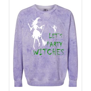 Let's Party Witches Colorblast Crewneck Sweatshirt