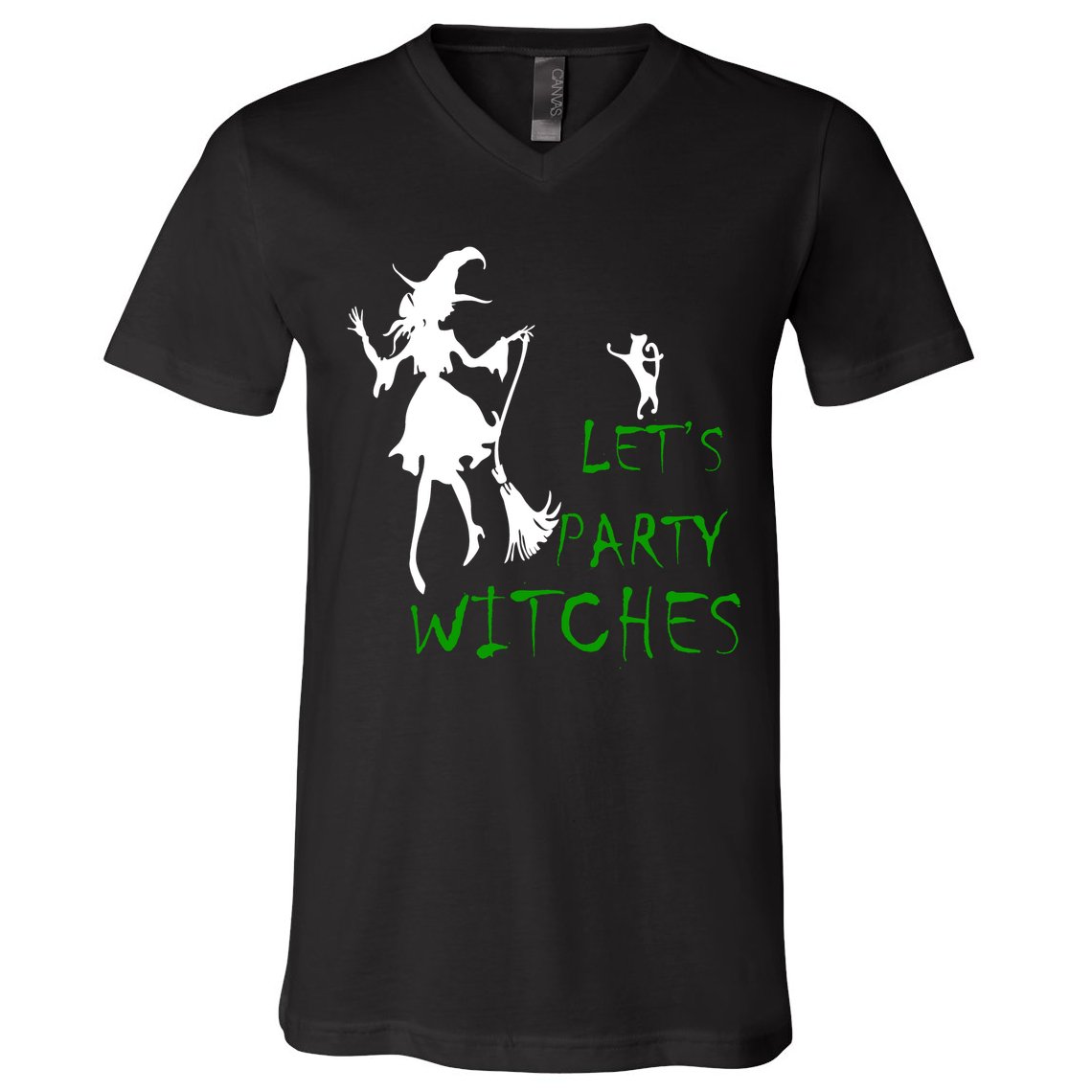 Let's Party Witches V-Neck T-Shirt