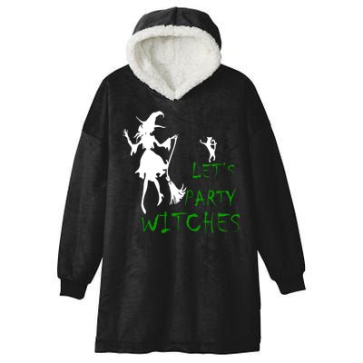 Let's Party Witches Hooded Wearable Blanket