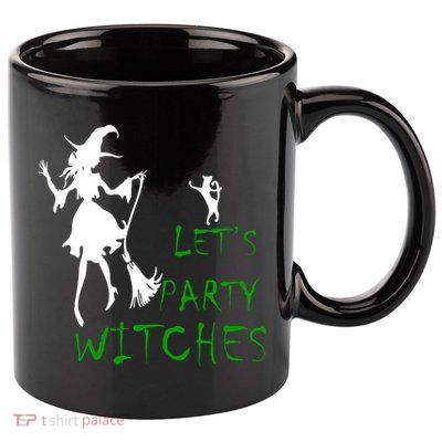 Let's Party Witches 11oz C Handle Ceramic Mug