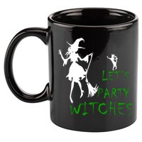 Let's Party Witches 11oz C Handle Ceramic Mug