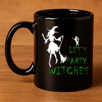 Let's Party Witches 11oz C Handle Ceramic Mug