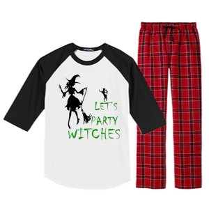 Let's Party Witches Raglan Sleeve Pajama Set