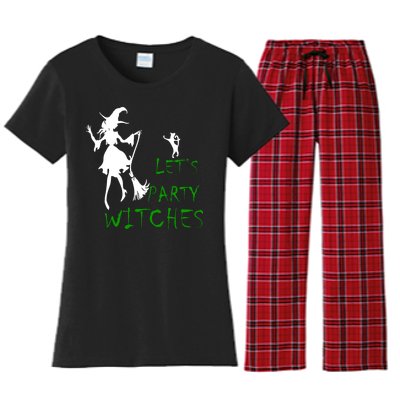 Let's Party Witches Women's Flannel Pajama Set