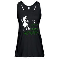 Let's Party Witches Ladies Essential Flowy Tank