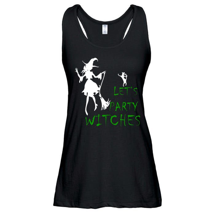 Let's Party Witches Ladies Essential Flowy Tank