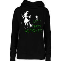 Let's Party Witches Womens Funnel Neck Pullover Hood