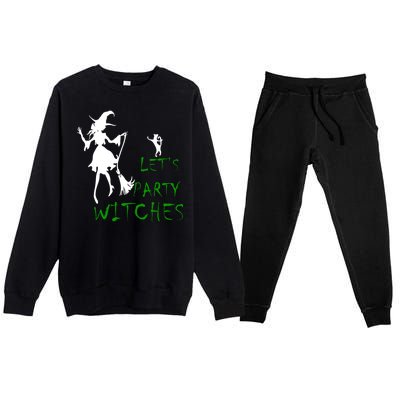 Let's Party Witches Premium Crewneck Sweatsuit Set