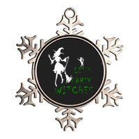 Let's Party Witches Metallic Star Ornament