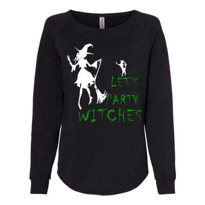 Let's Party Witches Womens California Wash Sweatshirt