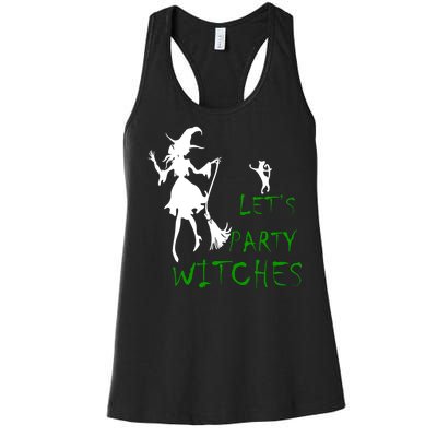 Let's Party Witches Women's Racerback Tank