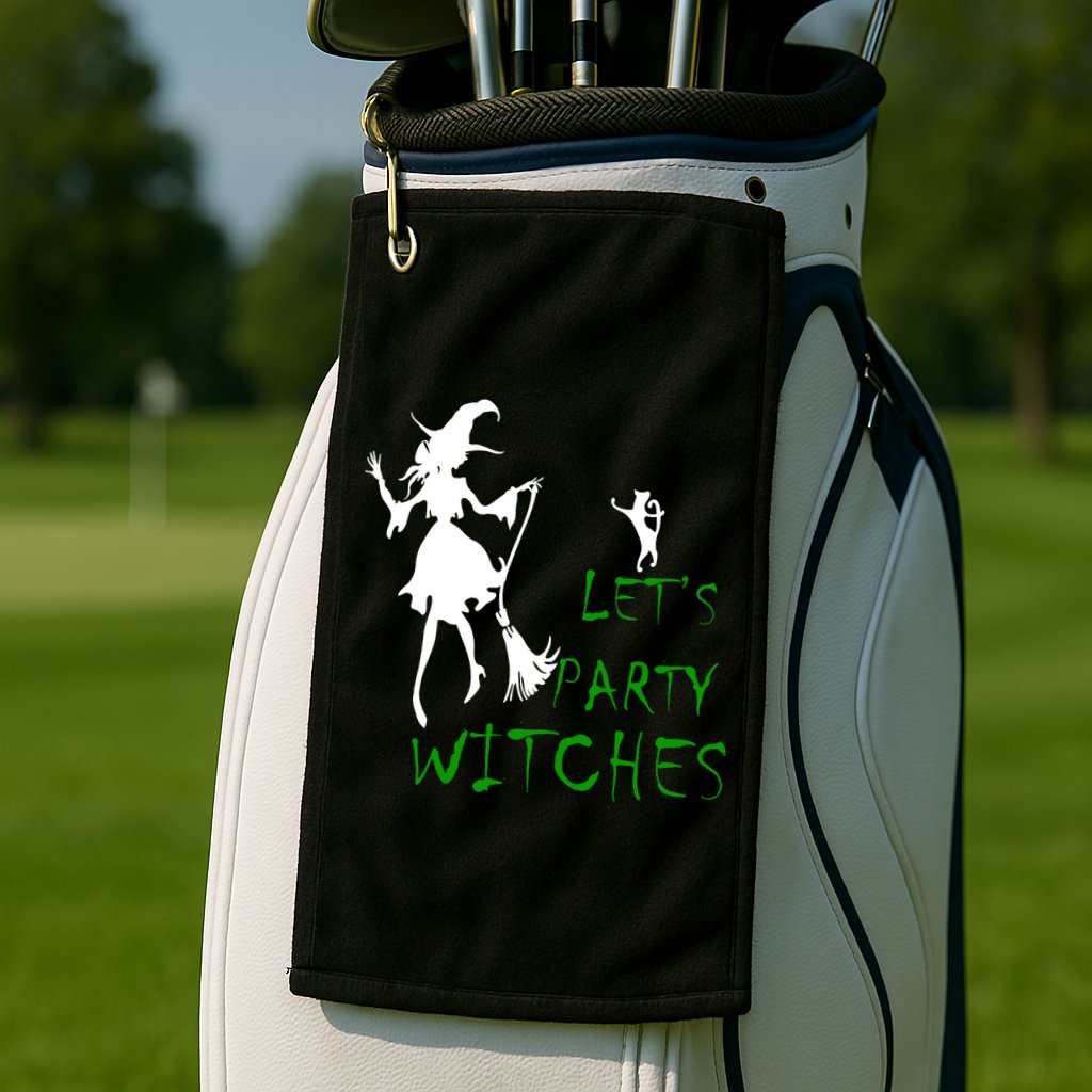 Let's Party Witches Golf Towel