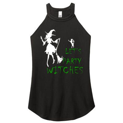 Let's Party Witches Women's Perfect Tri Rocker Tank