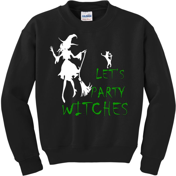 Let's Party Witches Kids Sweatshirt