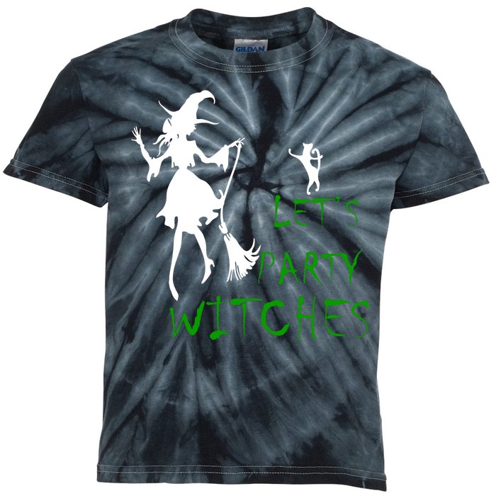 Let's Party Witches Kids Tie-Dye T-Shirt