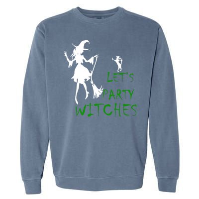 Let's Party Witches Garment-Dyed Sweatshirt