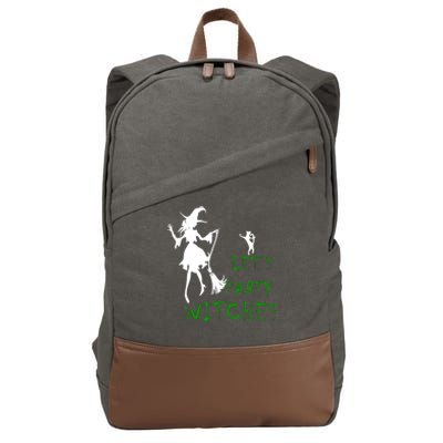 Let's Party Witches Cotton Canvas Backpack