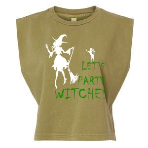 Let's Party Witches Garment-Dyed Women's Muscle Tee