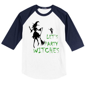 Let's Party Witches Baseball Sleeve Shirt