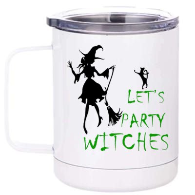 Let's Party Witches 12 oz Stainless Steel Tumbler Cup