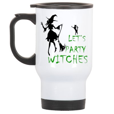 Let's Party Witches Stainless Steel Travel Mug