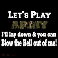 Let's Play Army Blow Me Mousepad