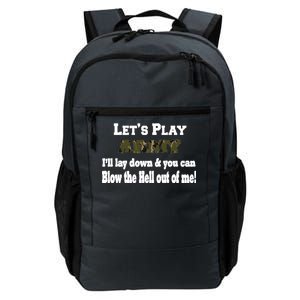 Let's Play Army Blow Me Daily Commute Backpack